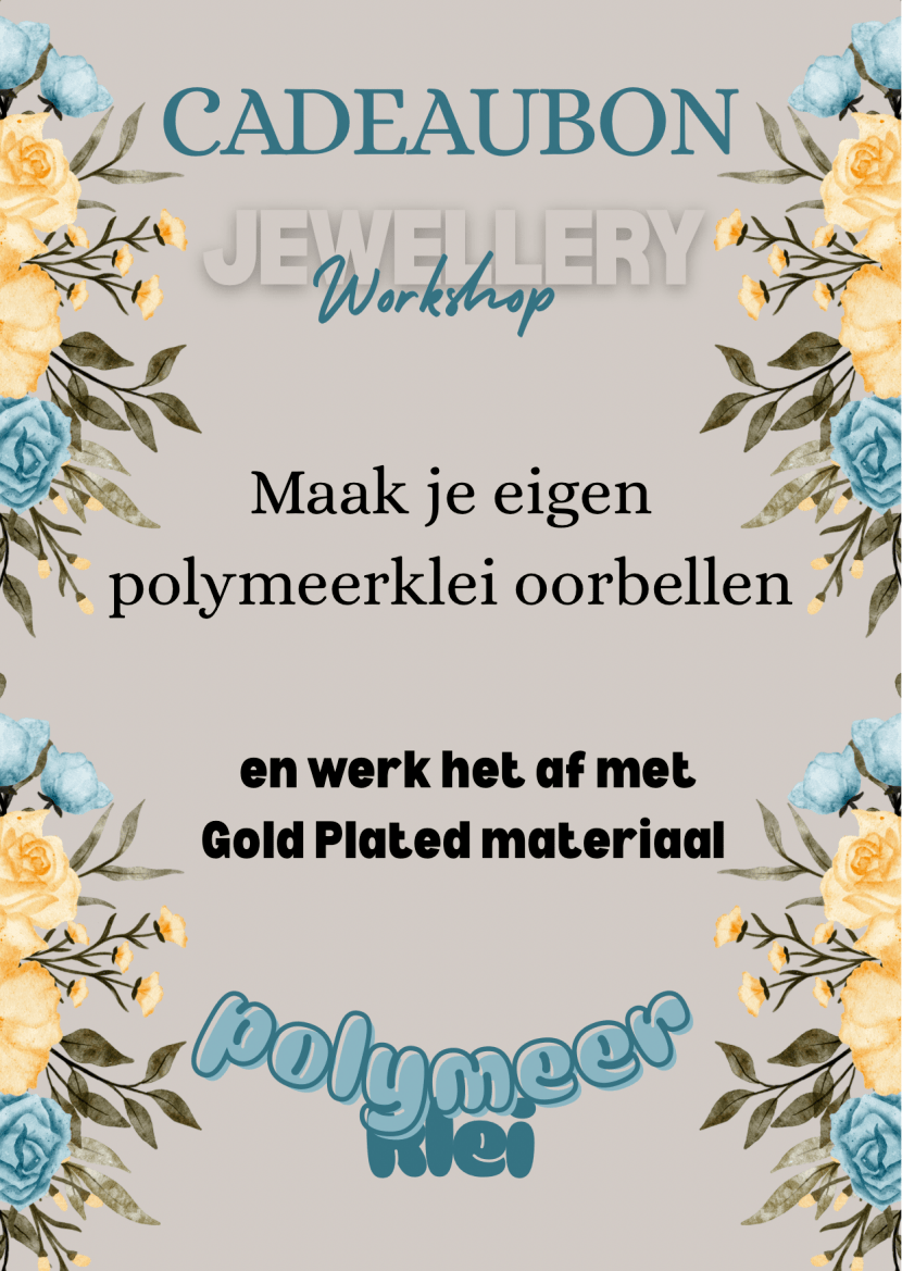 Cadeaubon Workshop: Maak je eigen polymeerklei oorbellen