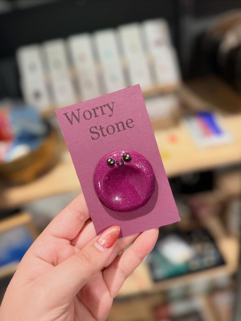 Worry Stone Paars